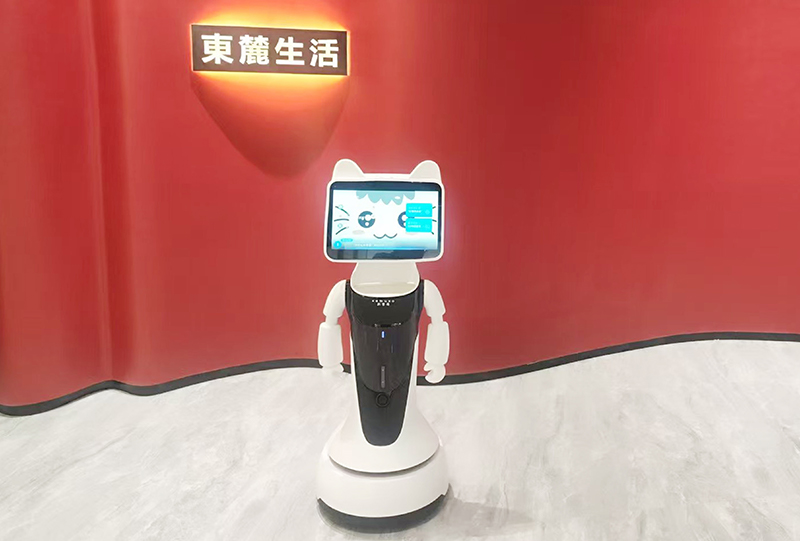 【科夢奇】迎賓機器人小寶：入駐寧夏東麓生活館，開啟智能服務(wù)新體驗！